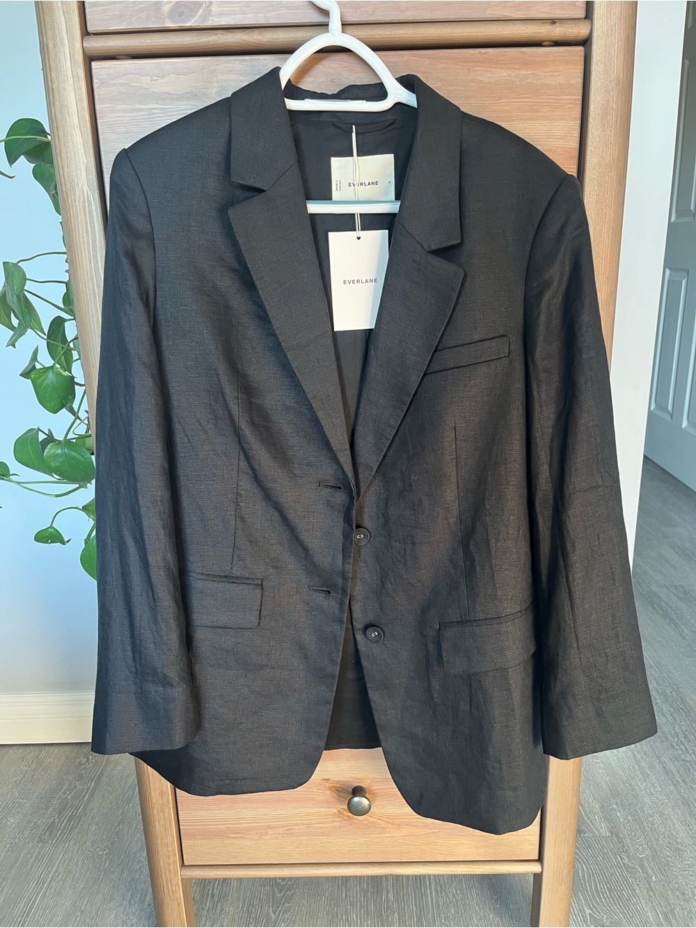 Everlane Oversized Linen Blazer